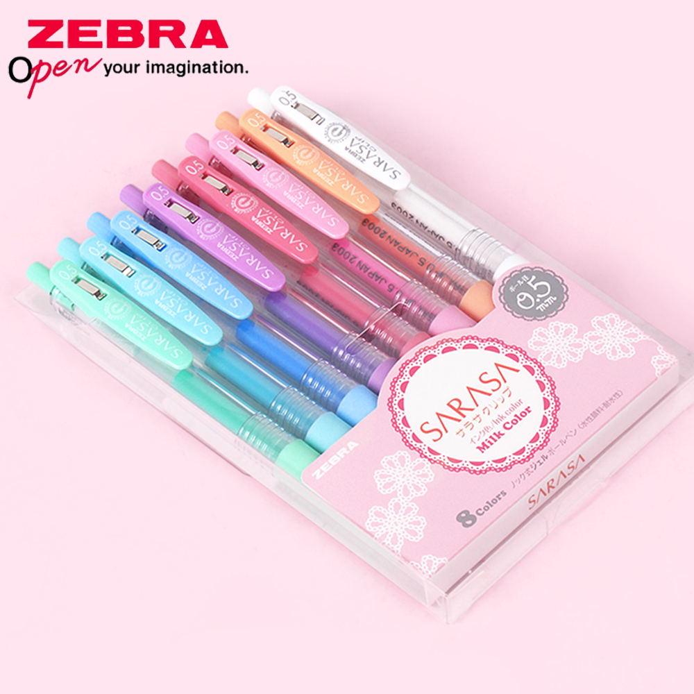 Zebra Pen Mildliner - Conjunto de canetas gel zebra 3/5/8